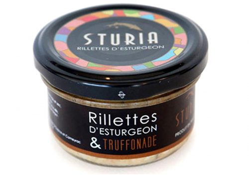 Rillettes d' esturgeon à la truffonade - Sturia - Nouvelle Vague l'épicerie de la pêche à Bordeaux depuis 2017
