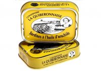 Sardines millésimées à l'huile d'arachide - La Quiberonnaise - Conserves de poissons et crustacés - Bretagne - Nouvelle Vague l'épicerie de la pêche à Bordeaux - France