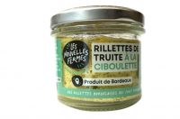 Rillettes de truite à la ciboulette - Les Nouvelles Fermes - Nouvelle Vague l'épicerie de la pêche à Bordeaux depuis 2017