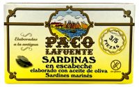 Sardines à l'escabeche - Paco Lafuente - Conservas Lou - Nouvelle Vague l'épicerie fine de la pêche à Bordeaux depuis 2017