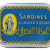 Sardines millésimées à l'huile d'olive - Henaff - Nouvelle Vague l'épicerie fine de la pêche à Bordeaux depuis 2017
